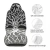 Auto -stoel omvat Druid Tree of Life Cover Custom Printing Universal Front Protector Accessories Cushion Set