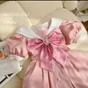 Girl's Dresses Girls 'Dress Summer 2023 New Summer Nun Bao Princess Style Popular High End Beautiful Girl Warrior Dress R230816