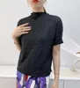 Luxury Issey2023快適なカジュアル刺繍Tシャツの女性用トップ