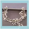 Head Bands Saç Jewelrypeart Rhinestone Aesnes için Kadınlar İçin Gelin Tiara Kafa Bandı Takı