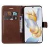 Plain PU Leather Wallet Cases For Samsung Galaxy S23 FE A25 5G A24 4G Huawei Honor 90 Lite Pro Phone Flip Cover Credit ID Card Slot TPU Book Mobile Phone Pouch Strap