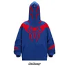 Spider Mens Sudadera con capucha Sudaderas Nueva marca de moda Kakazzy Todos Ramaway Spiderman Cosplay Sudadera con capucha bordada Mismo estilo Alta calidad