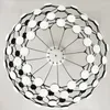 펜던트 램프 샹들리에 라이트 포스트 모더니즘 LED 알루미늄 큰 순 창의성 매달려 램프 거실 홈 데코 비품 조명
