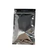 12*20cm熱シール可能なクリアマイラープラスチックジッパーバッグパッケージ小売可能シルバーアルミニウムフードグレードパッキングジッパージップロックバッグLL