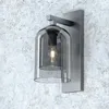 Vägglampa ledt sovrum industrin stil dekoration natt ljus glas lampskärm e14 glödlampor yta monterade installation sconces