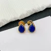 Charm Classic Crystal Droplet Earrings for Luxury Charms Colorful Ear Studsファッションジュエリーパーティーギフト230817