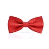 Bräutigam Krawatten Cummerbunds Männer klassischer Smoking Satin Satin Feste Farbe Verstellbarer Party Bowtie Fliege Bräutigam Bogenknoten Dekorationen Drop dhhme