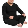 Untu termiczna mężczyzn 160 kg duży rozmiar Winter 5xl 6xl 7xl 8xl 9xlplus polar Lose Men Long Johns