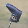 Autres produits de golf Golf Putter Cover Golf Club Head Covers pour Putter PU Lame en cuir Putter Headcover avec magnétique ou Velco 602