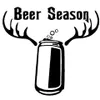 15 2cm 14 1cm de temporada de cerveja Decalques de vinil engraçados caçando bebidas caçadoras de caçador de carros de carro decoração de estilismo de carro preto sliver c8-09921827