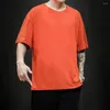 Men's T Shirts Summer Fashion Short Sleeved Casual Running Loose Fitting T-shirt