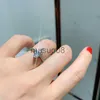 Band Rings Anziw Marquise Cut Sona Simulated Diamond Engagement Ring For Women Vintage Wholesale Accessories Jewelry Wedding Gifts J230817