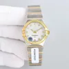 3S Factory Women's Watch's Watch di quarta generazione Costallazione Eterna Classic 27mm Cal1376 Quarzo Movimento Il logo della fibbia per orologi a farfalla è realizzato in oro 18k V1