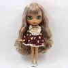Poppen Icy DBS Blyth Doll Joint Body Brown Mix Blond Hair 30cm 16 BJD Toy Girls Gift 230816