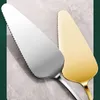 Rvs Pizza Pie Cake Server Schop Cutter Houder Overdracht Driehoekige Spade Spatel Bakken W0081