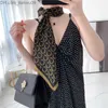 Sarven Luxury Designer Silk Scarf дорогой совершенно новый 90x90 -см.