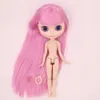 Lalki lodowe DBS Blyth Doll Soft Różowe włosy Białe skórę Body Body Neo 16 BJD OB24 Anime Girl Toys 230816