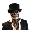 Feestmaskers grappig schedelmasker enge terreur anonieme goochelaar cosplay vermomming spook Halloween latex carnaval prop gezicht festival masker fantasy 230816