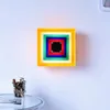 Wall Lamp Memphis Square moderne creatieve kleurverlichting voor slaapkamer woonkamer eetkamer decoratie led sfeer luminaire