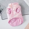 Dog Apparel Laser Colete brilhante Autumn e Winter Pet Cotton Coat Roupas Pequenas Cat Teddy Bear Cheryery