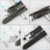 시계 밴드 Maikes 고급 송아지 가죽 진짜 젖소 가죽 watchband 시계 스트랩 벨트 18mm 20mm 22mm 24mm 브레이슬릿 나비 버클 교체 230817