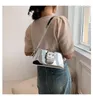 Evening Bags Patent Leather Women's Shoulder Bag Fashion Underarm Solid Color Design Female Handheld Hasp Zipper Purse