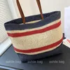 Bolsos de playa para mujeres de diseñador Bolso de la playa Personalidad personalidad de cuero genuino de alta calidad atmósfera minimalista Bolsa tejida