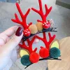 Juldekoration Headwear Elk Horn Hair Clip Children's Hair Accessories Hoop FY4340 AU17