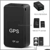 ACCESSOIRES GPS CAR GF07 Mini Tracker Tra TRI Long Saut-réserve Magnétique SOS Dispositif GSM SIM pour véhicule / voiture / personne Location LO DRO DHQHP