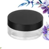 Botellas de almacenamiento 20 g Case de polvo vacío Contenedor suelto Kit de viaje de maquillaje de maquillaje Cosmética Soporte de esponja con espejo