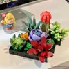 Blocks Flower B Sunflowers Tulips Roses Plants Gypsophila Gardens Romantic Building Blocks Classic Model Brick Toys For Girl R230817