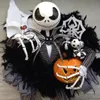 Other Event Party Supplies Halloween Funny Pumpkin Flower Ring Door Hanging Festival Party Horror Skeleton Hanging Decoration Props 230816