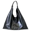 Hobo links große silberne Umhängetaschen für Frauen 2023 Leder Hobo-Tasche Modedesignerinnen Frau Luxus Y2K Hochkapazität Handtaschen HKD230817