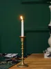 Держатели свечей мягкий дом европейский американский винтажный импортный латунный свеча