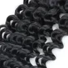 INDLOVUKAZI Deep Weave Bulk Braiding Hair Human Hair Micro Braids Mixing length 50g Each Bundle Natural Black Color
