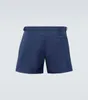 Designer Men Shorts Summer Design italiano pantaloni corti casual Loro Piana Dark Blue Logo Shorts Beach Wear