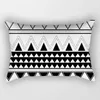 Pillow Case 30*50cm Simple Black and White Geometric Decorative cases Polyester Throw Case Plaid Grid Geometric Cushion Cover HKD230817