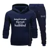 Erkeklerin Trailtsits Çift Kıyafetleri Hoodie Jogging Pantolon 2 PCS Yüksek Kaliteli Karı Karısı Erkek Erkek Kadınlar Günlük Günlük Spor Takım Sevgilisi