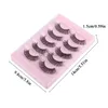 False Eyelashes 5 Pairs DD Russian Curly False Eyelashes 5-12mm Natural Dense Fluffy Faux Mink Lashes Reusable Lashes Extension Make Up Supplies HKD230817