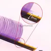 False Eyelashes Color Lashes Violet Blue Brown Green Red White Pink Yellow Eyelash Extensions Individual Colored Eyelashes False Mink Eyelashes HKD230817