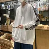 Felpa con cappucci da uomo Fedele uomini patchwork Once Coppia sciolta primaverile oversize outweare di strada da strada harajuku Fashion Handsome Clothing All-Match