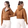 2023New Women's Sports Sports Yoga Jacket Zipper Coat Yoga Suit Fitness Suit Fitness Running Capuzes Treinamento de Treinamento de Treinamento de Ginásio Esportes com capuz