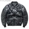 Мужские куртки мужская зимняя куртка мода Двухсторонняя куртка Негабаритная бейсбольная униформа мужской воздушной силы MA1 Pilot Brand Tide The Warm Jacket Z230817