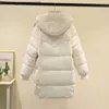 Women's Down Parkas MEILLY DOLPHIN 2023 New Winter Long Snow Park Coat Windproof Coat Cotton Pad Hooded Women's Thick Inflatable Jacket Z230817