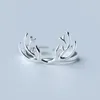 웨딩 반지 Boho Vintage Deer Antlers for Women Band Men Finger 2023 Female Bohemian Jewelry Gifts