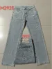 Jeans masculinos Long Troushers Mens True line line super religião Jeans Rous