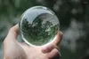 Decoratieve beeldjes Pography Glas Crystal Ball 80/100/110 mm Sphere PO Shooting Props Lens Clear Round Artificial Decor Gift