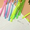 Gel Pens 10PCS Lot Discolored Flower Rose Tulip 0.5mm Black Ink Writing Neutral Pen Students Stationery Valentine's Day Gift 230816