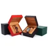 مربعات المجوهرات الزاوية اليمنى Girth Clamshell Watch Box Excessories Boutique Packaging Box Jewelry Jewelry Jewelry Organizer Watch و Backaging 230816