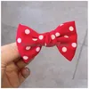 Clip per capelli barrette coreana dolce corpi di fili di colore solido per bambini boutique farpins fatti a mano per copricapi per copricapo per capelli accessori dhshd